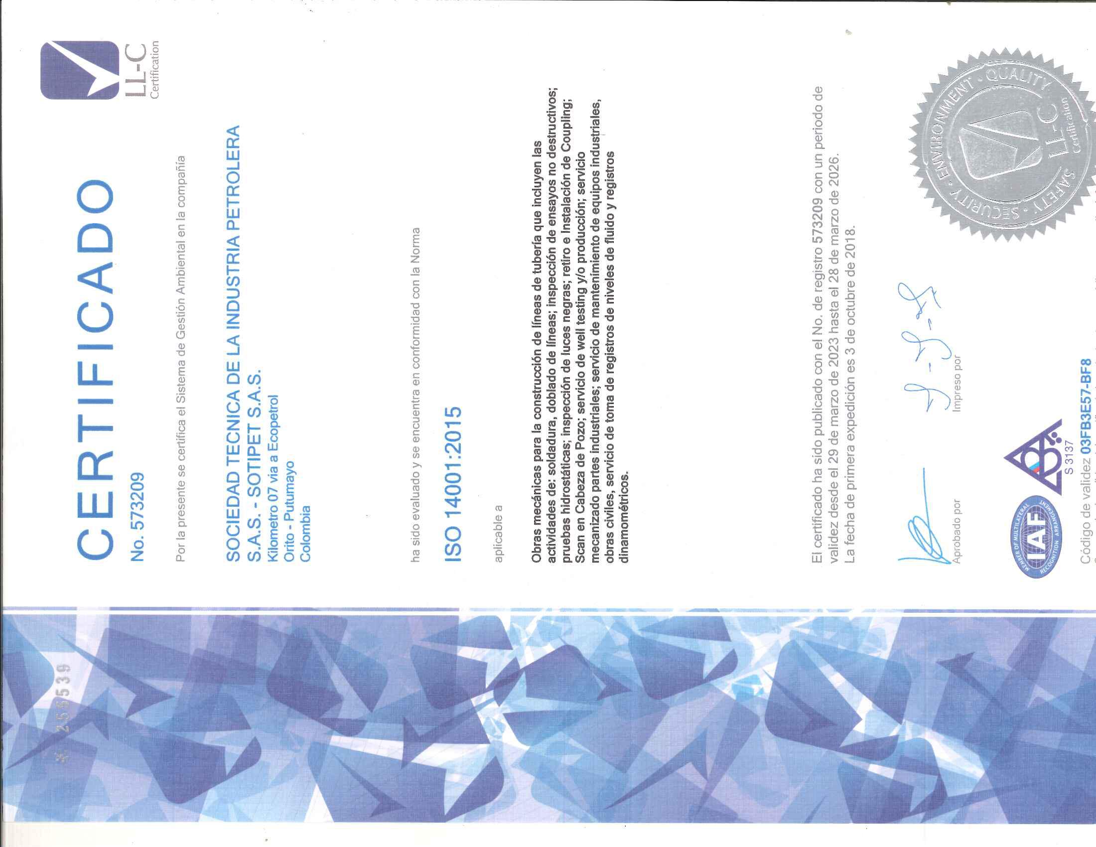 ISO 14001:2015